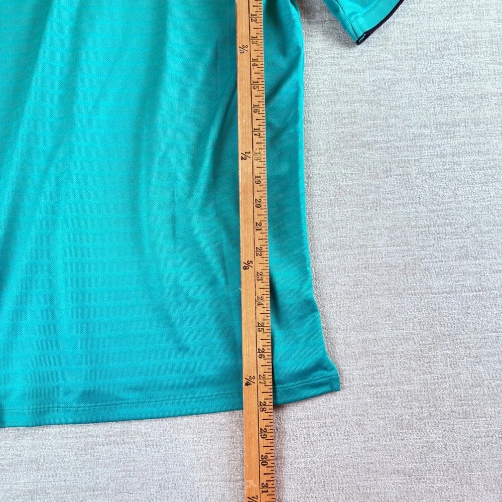 BRAND NEW Adidas Golf Mens Climacool Club Tipped Polo Shirt Teal Green M NWT